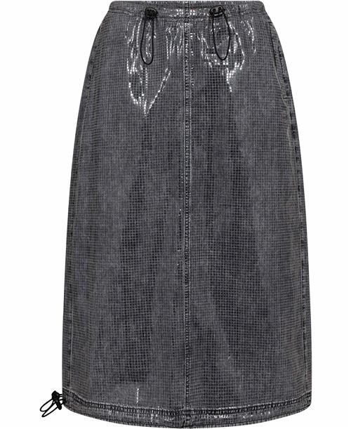 Diesel Demirtow-s Skirt Kvinde 02 Midi Nederdele Str 28 - hos Magasin