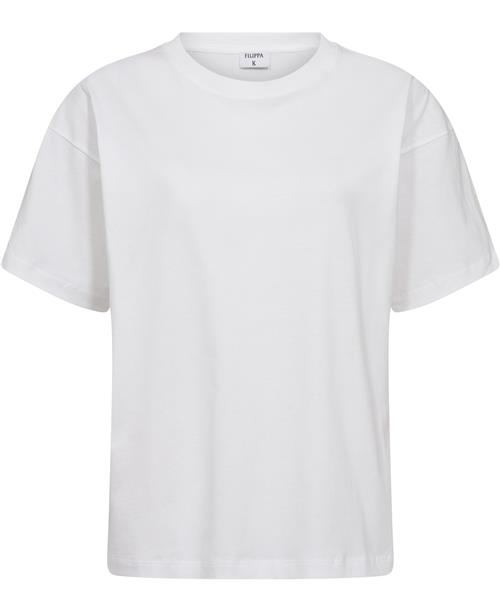 Filippa K Loose Fit Tee Kvinde White Kortærmede T-shirts Str XS - hos Magasin