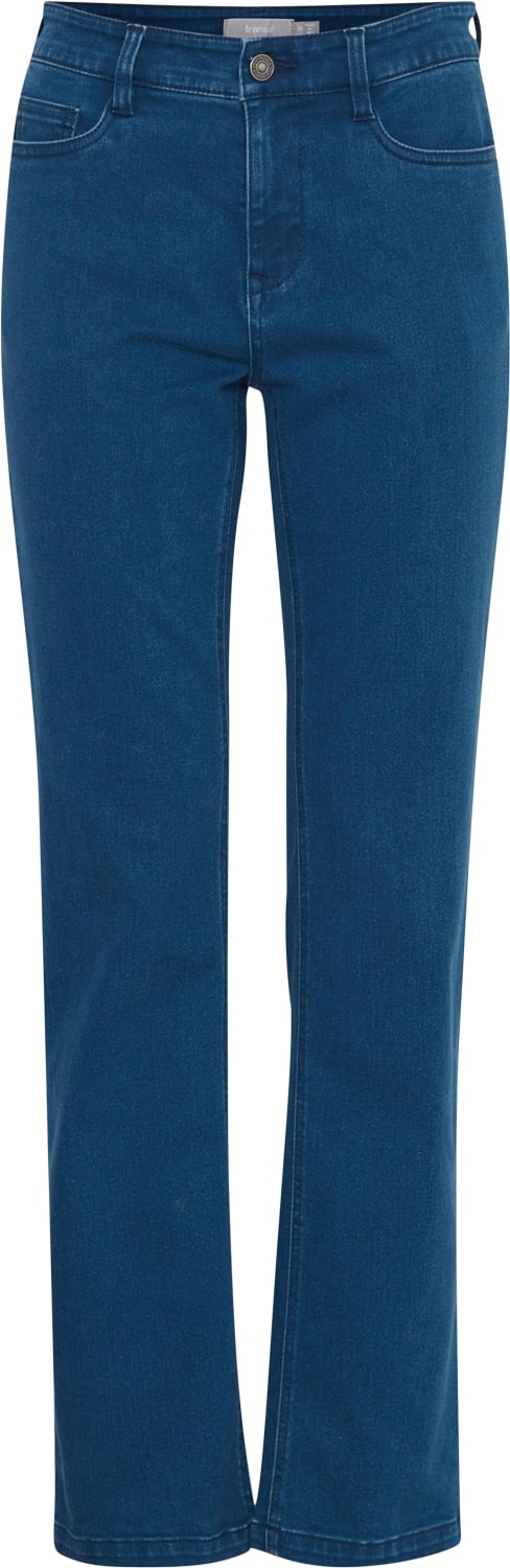 Se Fransa Frluxe Elli JE 1 Kvinde Mid Blue Denim Straight Jeans Str 36/30 - Denim hos Magasin ved Magasin