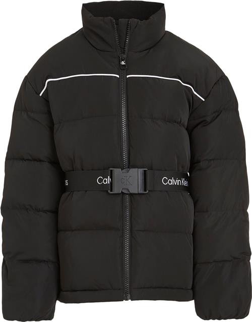 Calvin Klein Jacket With Logo Str 8 år - Beh Vinterjakker Polyester hos Magasin