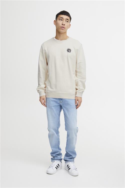 Se Blend Sweatshirt Mand Cloud Cream Sweatshirts Str M - hos Magasin ved Magasin