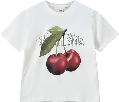 Sofie Schnoor Tshirt Str 8 år / 128 cm - Snow White Kortærmede T-shirts hos Magasin