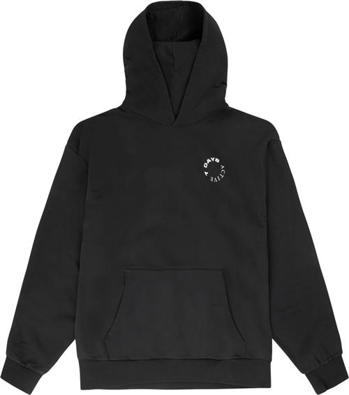 7 Days Active Organic Hoodie Kvinde 001 Black Hættetrøjer Str XS - hos Magasin