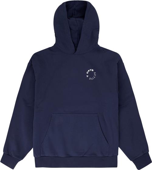 Se 7 Days Active Organic Hoodie Kvinde 358 Navy Hættetrøjer Str XS - hos Magasin ved Magasin