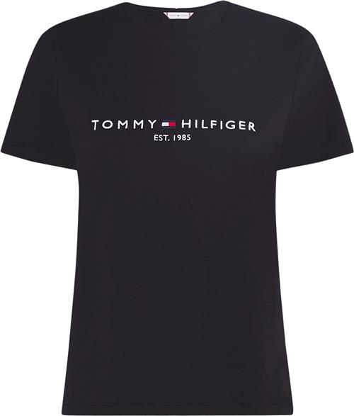 Tommy Hilfiger Heritage Hilfiger CNK REG TEE Kvinde Bds Kortærmede T-shirts Str S - hos Magasin