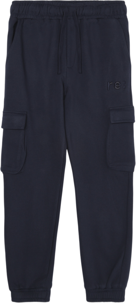 The New Tnre:Charge Cargo Sweatpants Str 146-152 cm/11-12 år - Navy Blazer Bukser Bomuld hos Magasin