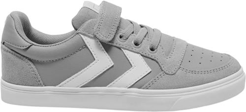 Hummel Slimmer Stadil Leather LOW JR Alloy Sneakers Str 28 - hos Magasin