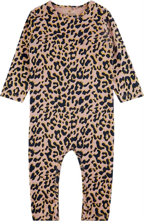 The New Tnadda L_S Jumpsuit Str 62 cm - Leo Aop Heldragter Bomuld hos Magasin