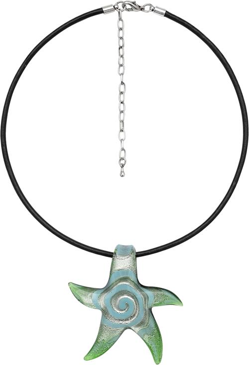 Se The Good Statement Spirit Necklace / Light Green Star OZ - Halskæder Med Vedhæng hos Magasin ved Magasin