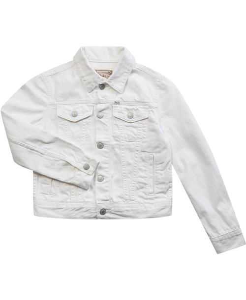 Polo Ralph Lauren 3X1 Rigid Denimtrucker Jkt-ow-jkt Str S - Hvid Sommerjakker Bomuld hos Magasin