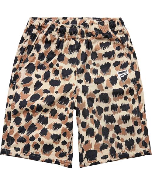 Se Puma Downtown AOP Shorts Kids Wv Str 140 - Granola Shorts & Bloomers hos Magasin ved Magasin