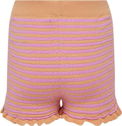 Se ONLY Kogsally Crepe Shorts KNT Str 146/152 - Orange Chiffon/fuchsia Pink Shorts & Bloomers hos Magasin ved Magasin