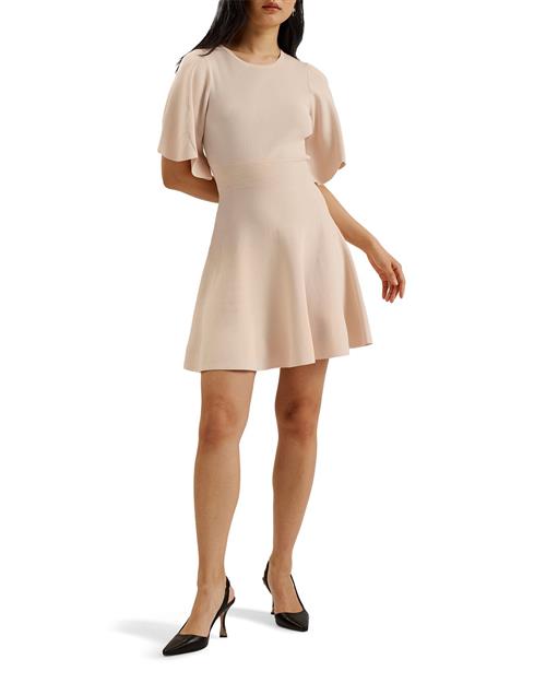 Ted Baker Oliviha Rib Engineered Skater Dress Kvinde Lt-pink Korte Nederdele Str XS / 1 - hos Magasin