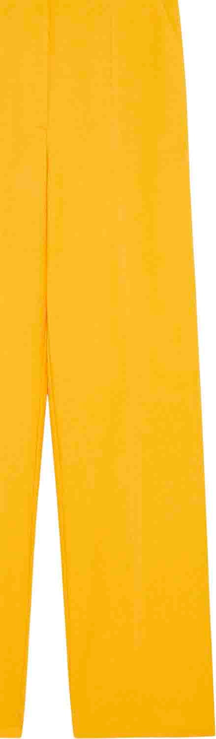 Patrizia Pepe Pantaloni/trousers Kvinde Juicy Orange Bukser Med Lige Ben Str 38 - hos Magasin