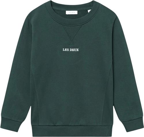 Les Deux Dexter Sweatshirt Kids Str 134/140 - Pine Green Sweatshirts hos Magasin