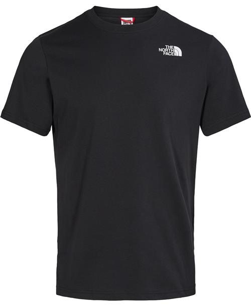 The North Face M s/s red box tee tnf Black Mand Sort Kortærmede T-shirts Str XXL - Bomuld hos Magasin