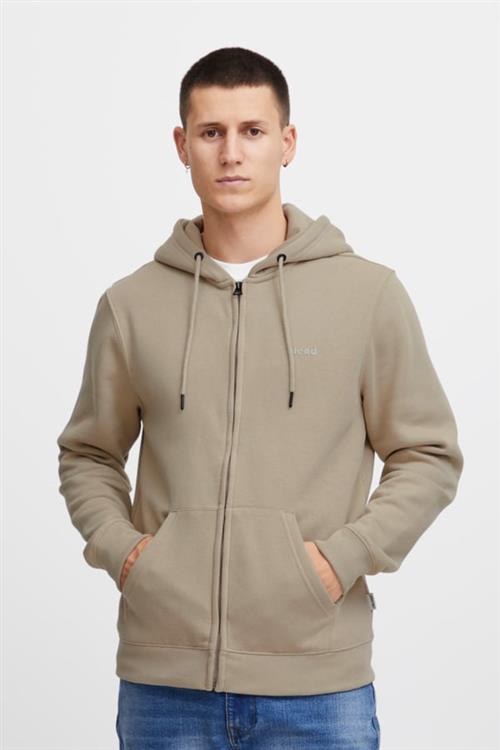 Se Blend Bhdownton Zipthrough Sweatshirt Mand Crockery Hoodies Regular Fit Str XXXL - hos Magasin ved Magasin