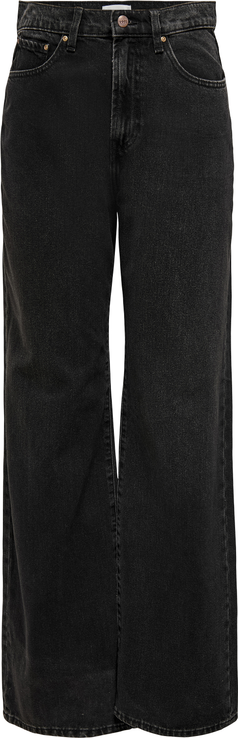 ONLY Onlhope EX HW Wide DNM Rea129 Noos Kvinde Black Denim Wide Jeans Str "31/""34" - hos Magasin