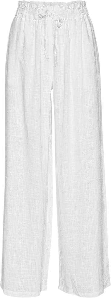 A-VIEW Lerke new Pants Kvinde White Hørbukser Str 38 - hos Magasin