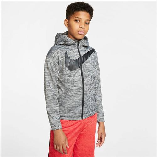 Nike Therma Full Zip Haettetroje 137-147 / M - Sweatshirts & Hættetrøjer Polyester hos Magasin