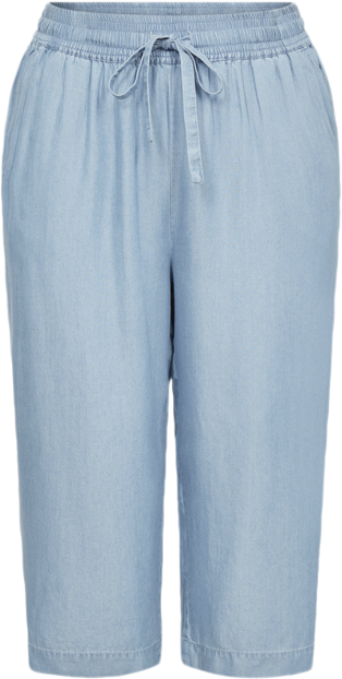 Se Wasabiconcept Waflora 2 Kvinde 2070 Light Blue Denim Capri Bukser Str 46/46 - hos Magasin ved Magasin