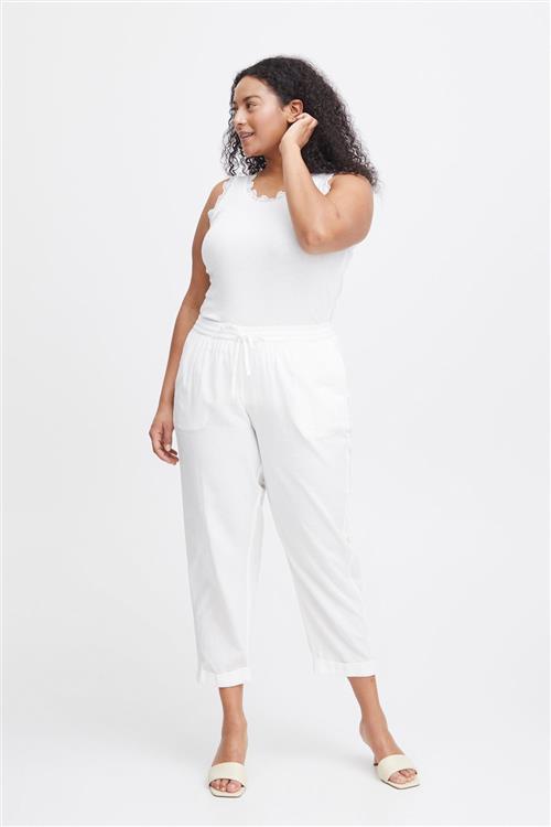 Se Simple Wish Swmaddie PA 1 Kvinde Blanc De Blanc Hørbukser Loose Fit Str 44 - hos Magasin ved Magasin