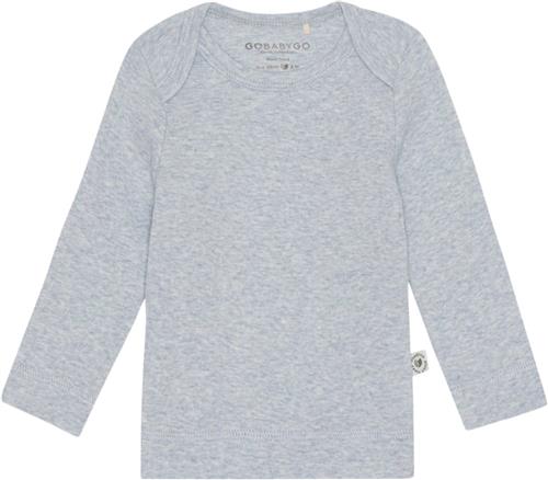 GoBabyGo Elm Blouse Plantefarvet Str 18m (86cm) - Sea Bluser Bomuld hos Magasin