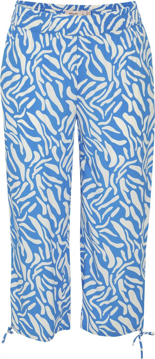 Simple Wish Swrelax CU 1 Kvinde Super Sonic Abstract Animal Capri Bukser Str 46 - hos Magasin