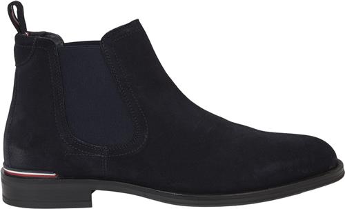 Se Tommy Hilfiger Core RWB Hilfiger Suede Chelsea Mand Desert Sky Chelsea Boots Str 43 - hos Magasin ved Magasin