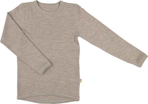 Se Joha Shirt l.s. Basic Str 6-8 år / 130 - Brun Langærmede T-shirts hos Magasin ved Magasin