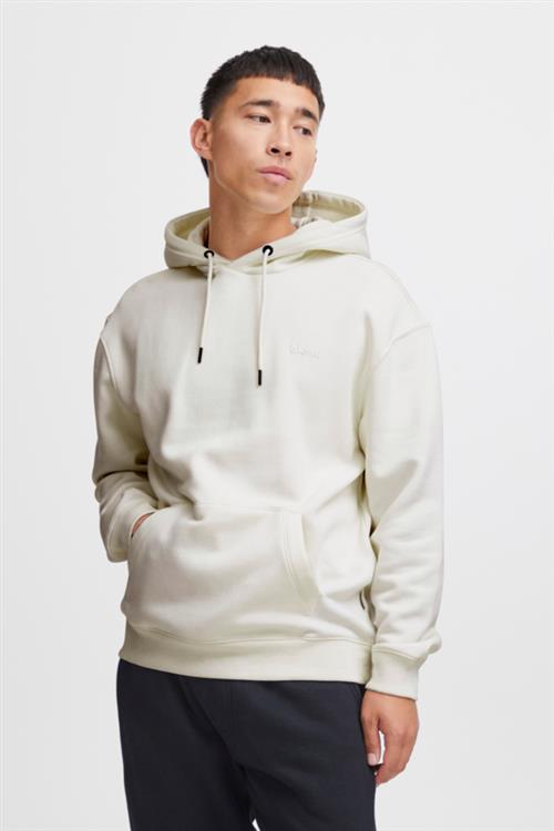 Se Blend Bhdownton Hood Sweatshirt Regular f Mand Egret Hoodies Regular Fit Str XXXL - hos Magasin ved Magasin