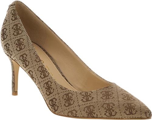 Se GUESS Bravo10 Kvinde Beige Brown Pumps & Stiletter Str 36 - hos Magasin ved Magasin