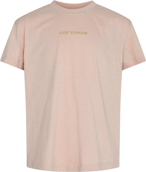 Sofie Schnoor Tshirt Str 8 år / 128 cm - Light Rose Kortærmede T-shirts hos Magasin