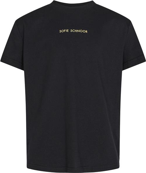 Sofie Schnoor Tshirt Str 12 år / 152 cm - Black Kortærmede T-shirts hos Magasin