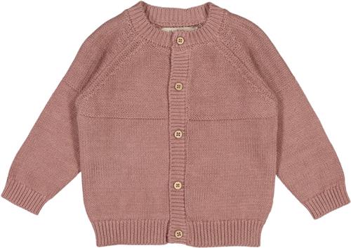 Wheat Strik Cardigan Eddy Str 2 år / 92 cm - Pudder Cardigans Bomuld hos Magasin