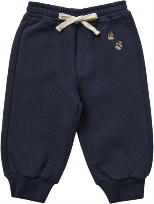 Sofie Schnoor Sweatpants Str 9-12 mdr / 80 cm - Dark Blue Bukser hos Magasin