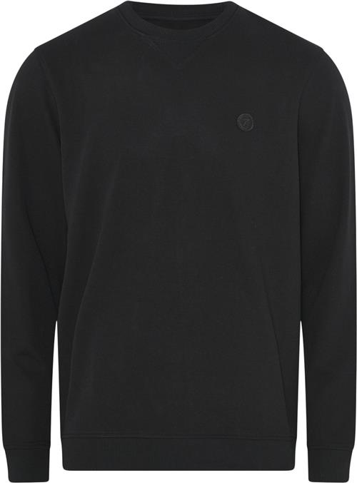 JBS of Denmark JBS of Denmark Badge Crew Neck Mand Sort Sweatshirts Str S - Bambus hos Magasin