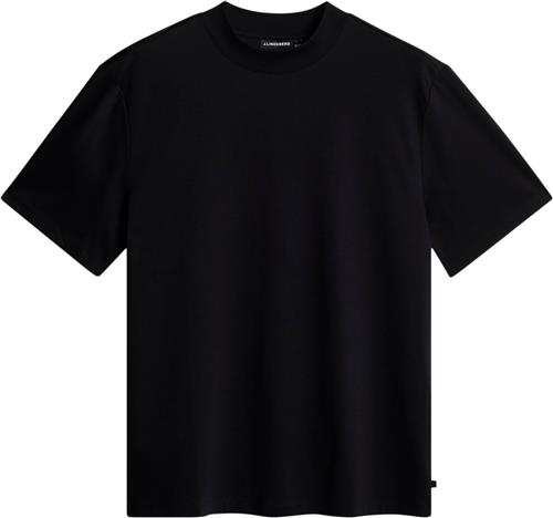 Se J. Lindeberg Ace Mock Neck Tshirt Mand Black Kortærmede T-shirts Str S - hos Magasin ved Magasin