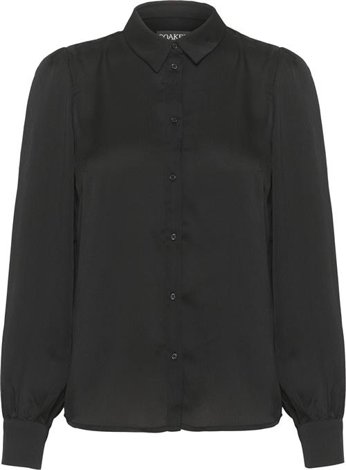 Se Soaked in Luxury Slparis Shirt LS Kvinde Black Langærmede Skjorter Classic Fit Str L - hos Magasin ved Magasin