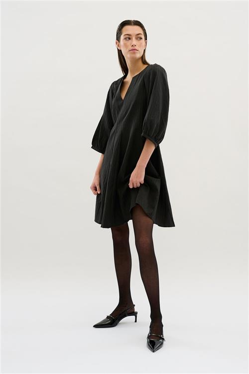 Karen by Simonsen Kbruby Indie Dress Kvinde Meteorite Midi Kjoler Str 34 - hos Magasin