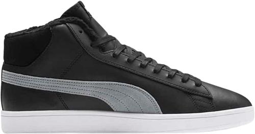 Puma Smash v2 Mid Winterized Sneakers Mand Sort Sneakers Str 37 - Læder hos Magasin