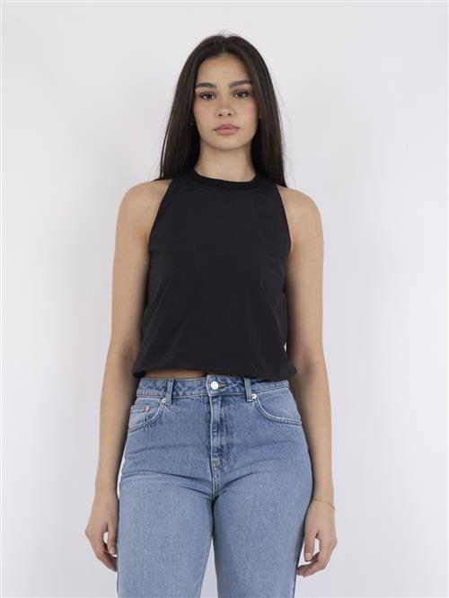 Se Neo Noir Ivy Poplin Top Kvinde Black Tanktoppe Str 42 - hos Magasin ved Magasin