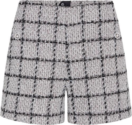 Bruuns Bazaar Doxabbnadiata Shorts Kvinde Sand - Check Casual Shorts Str 40 - Polyester hos Magasin