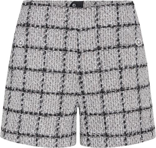 Bruuns Bazaar Doxabbnadiata Shorts Kvinde Sand - Check Casual Shorts Str 42 - Polyester hos Magasin