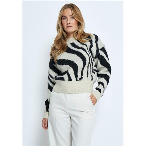 Se Minus Msmelima Knit Pullover Kvinde Light Birch Sweaters Str L - hos Magasin ved Magasin