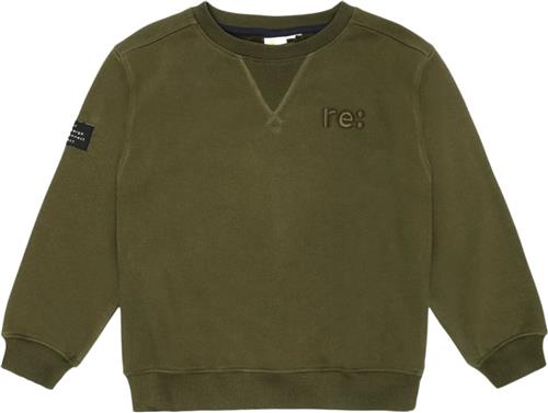 The New Tnre:Charge OS Sweatshirt Str 98-104 cm/3-4 år - Ivy Green Sweatshirts Bomuld hos Magasin