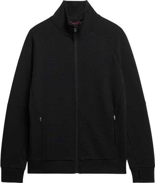 Superdry Tech Tracktop Mand Black Sweatshirts Str XXL - hos Magasin