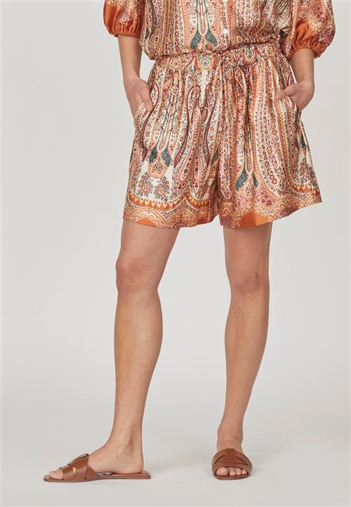 Love&Divine Love9706 Kvinde Burned Paisley Casual Shorts Str L - hos Magasin