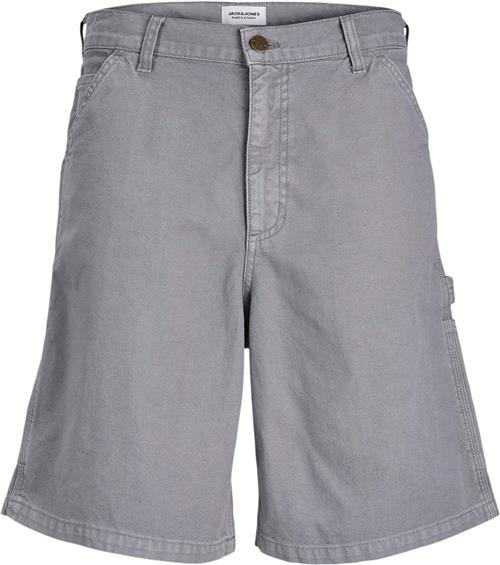 Jack & Jones Jpstkarl Jjcarpenter Short SN Mand Steel Gray Chino Shorts Str L - hos Magasin