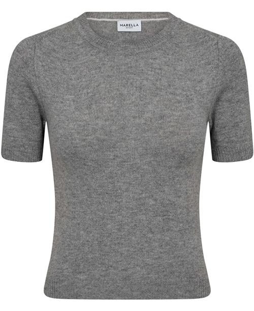 Se Marella Netto Kvinde Melange Grey Kortærmede T-shirts Str L - Uld hos Magasin ved Magasin